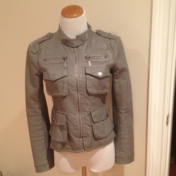 bebe and express Other - Bundle EUC BEBE Faux leatherjacket/express pants