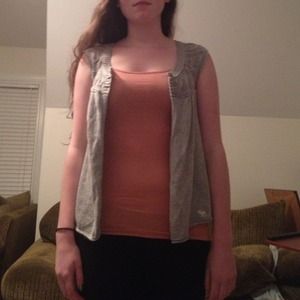 sleeveless cardigan