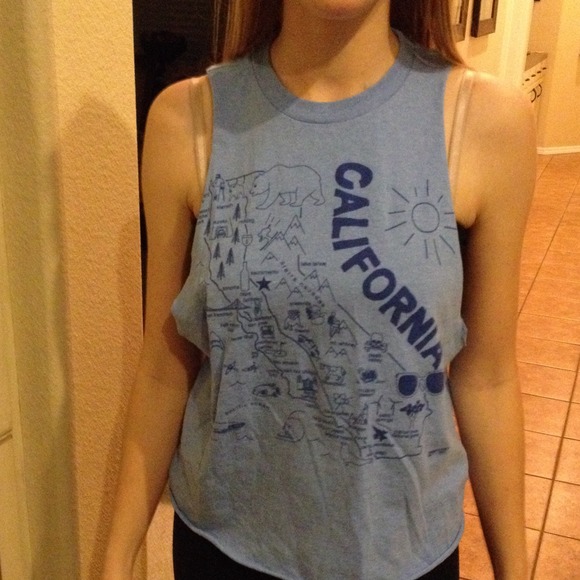 Blue map of cali muscle t
