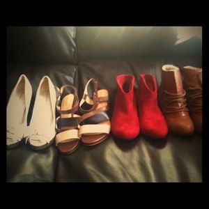 Variety of shoes