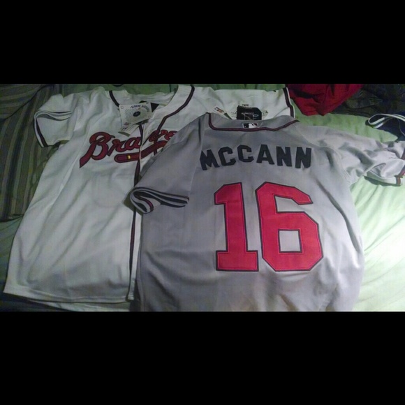2 Atlanta Braves Home/Away Brian Mccann Jerseys
