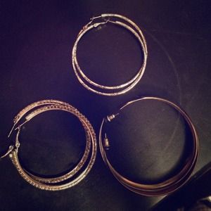 Hoop earring BUNDLE