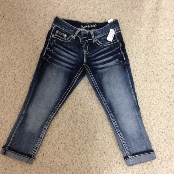 Denim capris