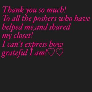 Thank You Poshers!
