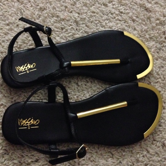 Black with gold trim