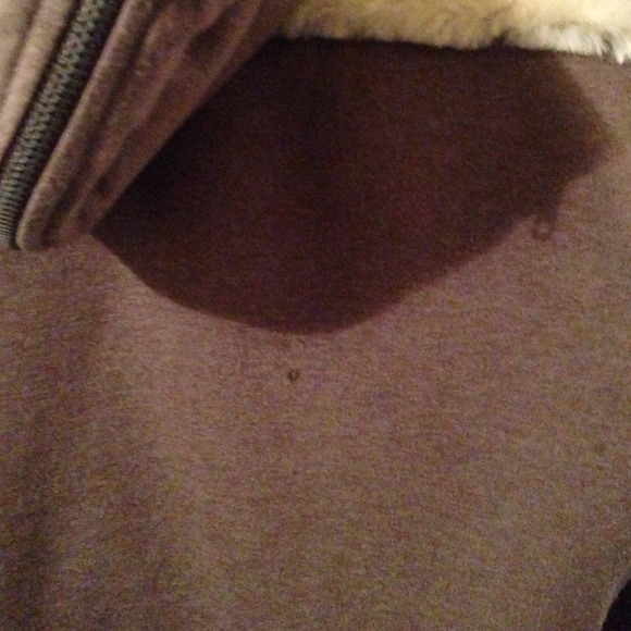 BROWN FUR LINED JUICY COUTURE JACKET - Picture 3 of 4