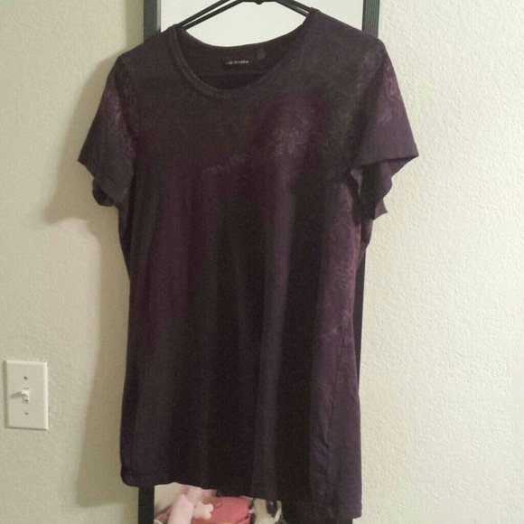 Cute dark purple Martin +Osa shirt.