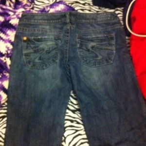 Womens silver jeans size 29