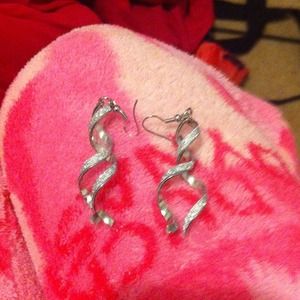 Silver earrings