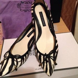 Zebra black shoes brand new