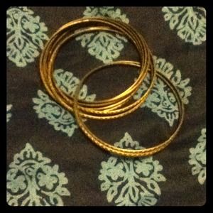 Attached bangles.