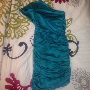 Blue/green club dress