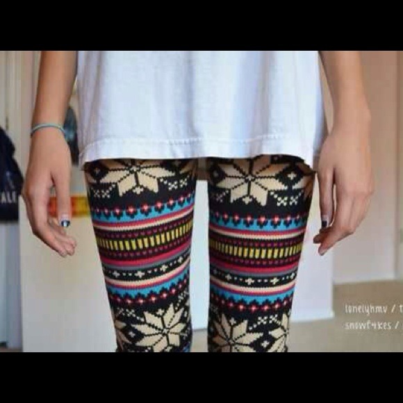 Printed leggings