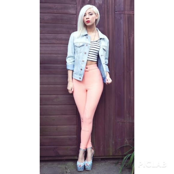 Pants - American Apparel Pink Cheek Riding Pants.