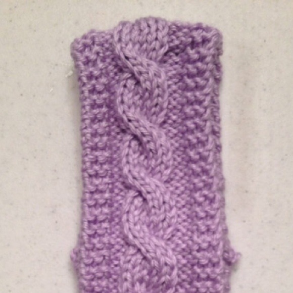 MADE TO ORDER Hand Knit Cable headband/ear warmer - Picture 3 of 4