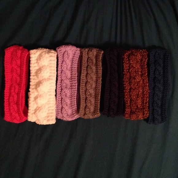 MADE TO ORDER Hand Knit Cable headband/ear warmer - Picture 4 of 4