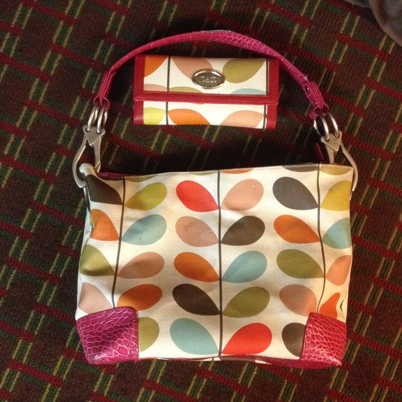 White&red Dolce&Gabbanna purse & matching wallet