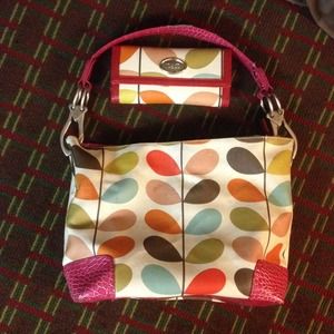 White&red Dolce&Gabbanna purse & matching wallet