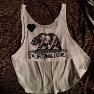 Size medium California love tank