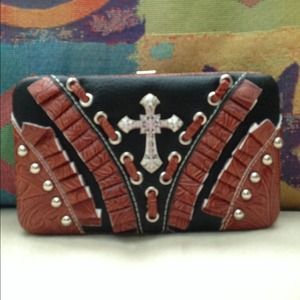 🚫sold🚫Cross studded wallet