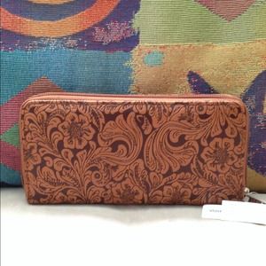 Brown pattern wallet