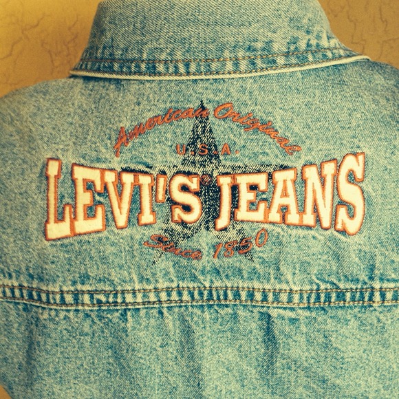 Vintage Levis Vest - Picture 3 of 4