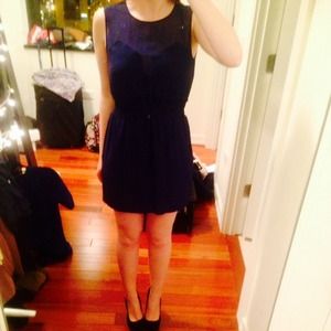 Blue BCBG dress