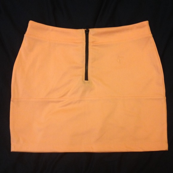 PRICE REDUCED: Salmon Colored Fitted Skirt
