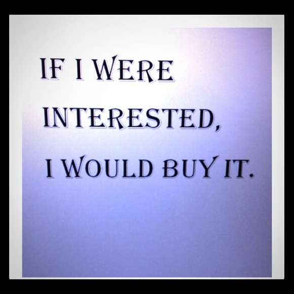 If I wanted to buy it I would!