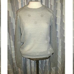 Polka Dot Knit Sweater