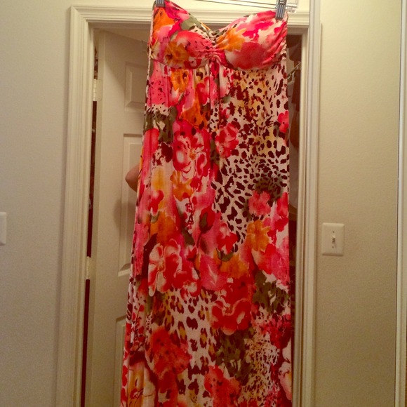 Bright and Sexy Maxi Dress