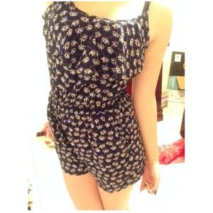Printed Romper