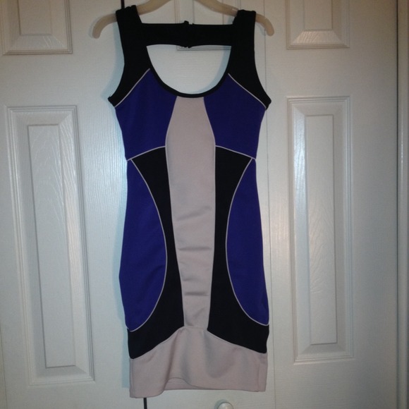 Asos color block dress