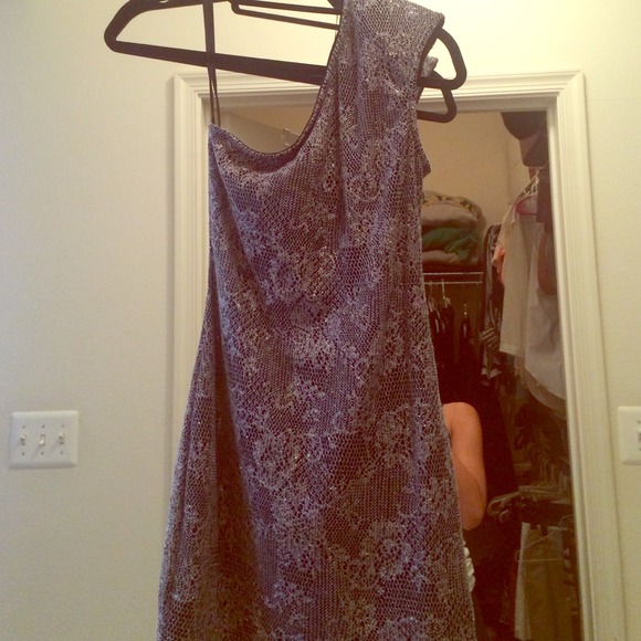 Never worn black and silver top/dress