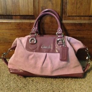 Authentic Coach purse with two straps