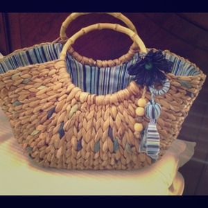 Cute beach summer bag and bonus summer hat