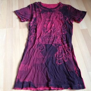 Sinful red and black t shirt