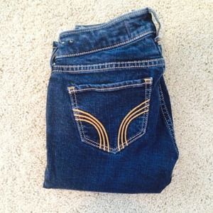 Hollister dark wash skinny jeans