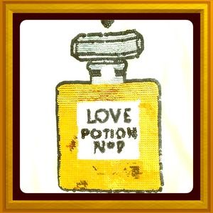 Love potion 9 sequin sweater wildfox L