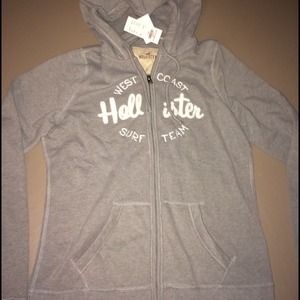 Hollister hoodie grey