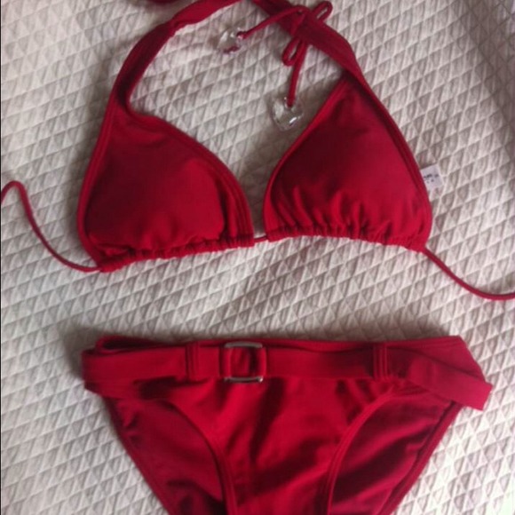 TRADED -- Red "sportswear" Bikini