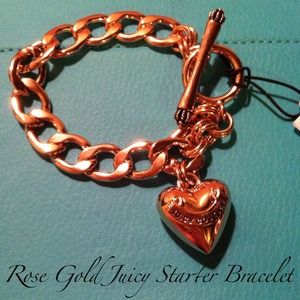 Juicy Couture Rose Gold Starter Bracelet, NWT