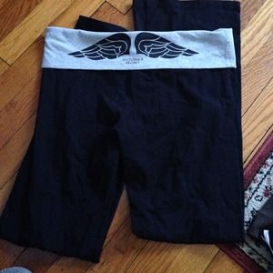 PINK flare leg yoga pants