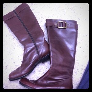 Leather boots