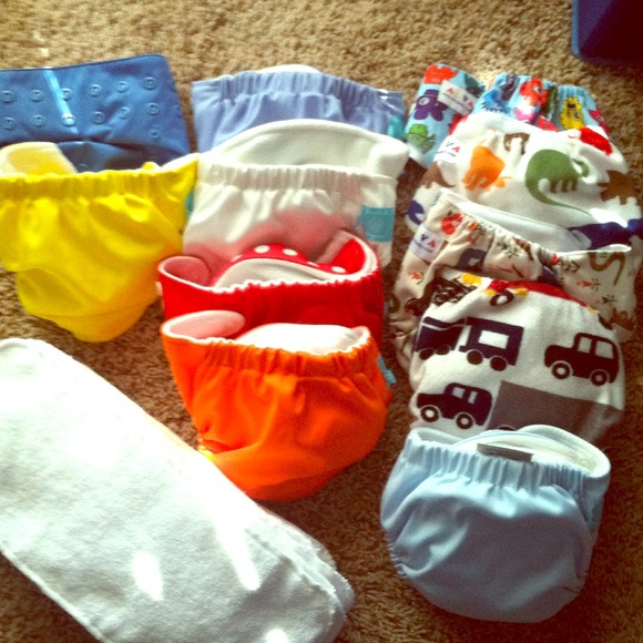 Cloth Diapers+Inserts