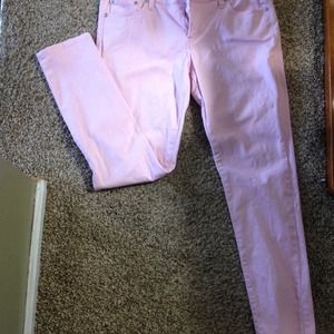 Pink jeans
