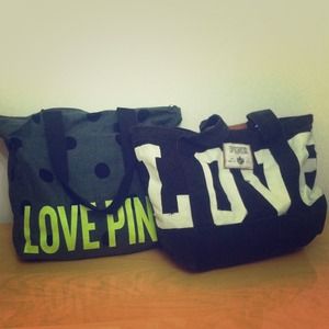 TWO Victoria's Secret PINK tote bags!