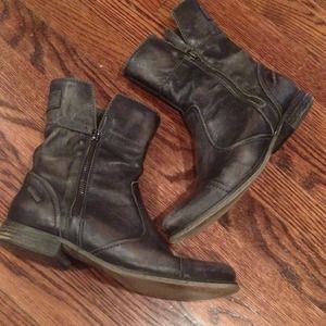 Diesel leather boots