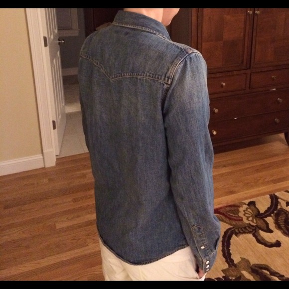 SOLD NWOT J.Crew denim top - Picture 2 of 2