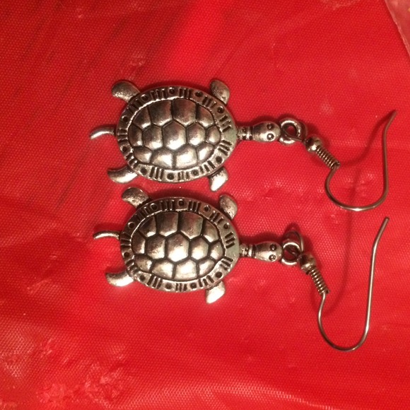 Handcrafted Turtle Earrings